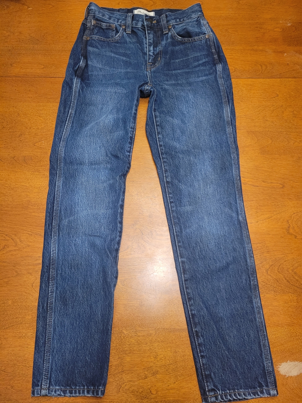 Madewell Full Length Perfect Vintage Jeans in Med Dark Blue | 23P | EUC